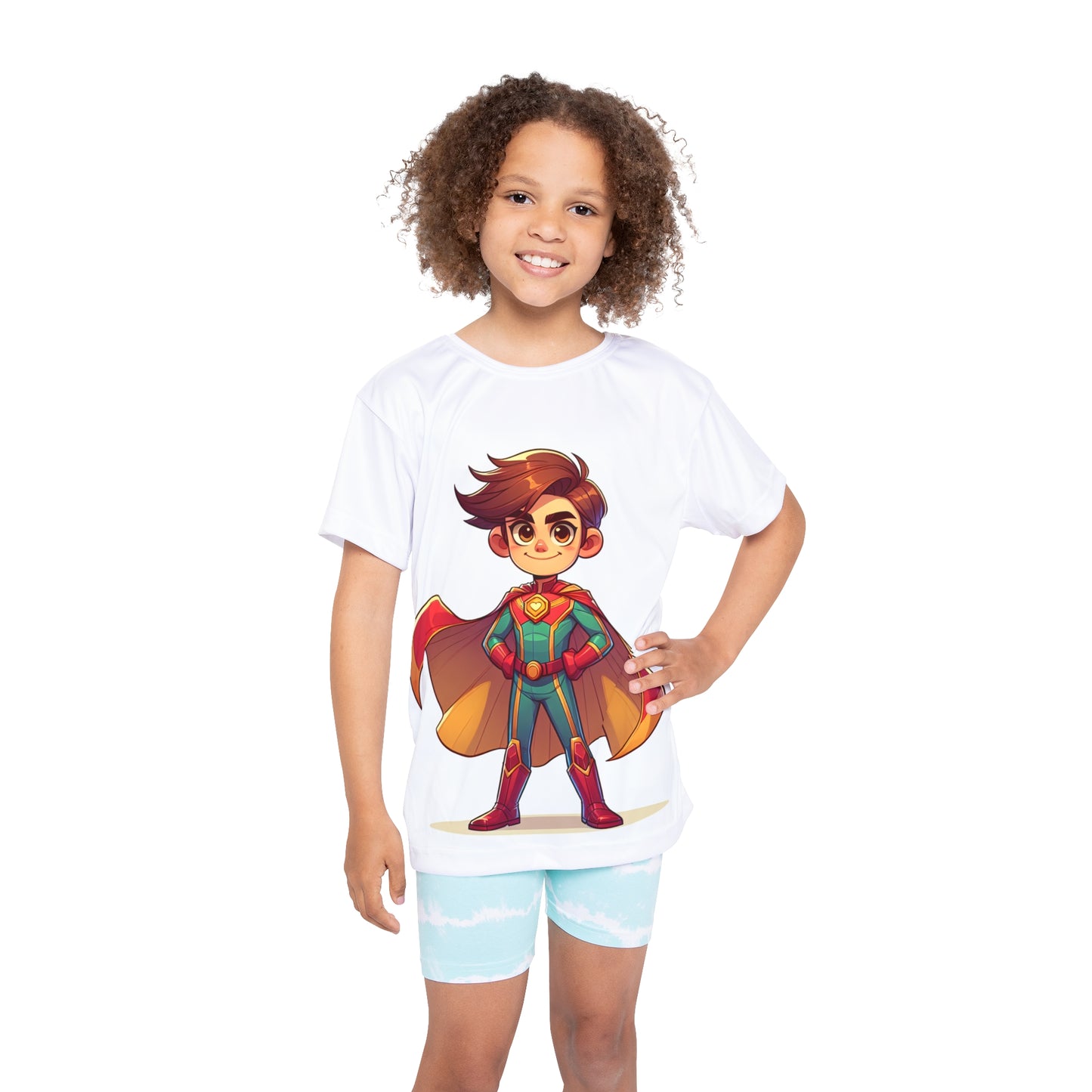 Superhero Kids Sports Jersey - Fun Athletic Wear for Young Heroes - LucyFunParty