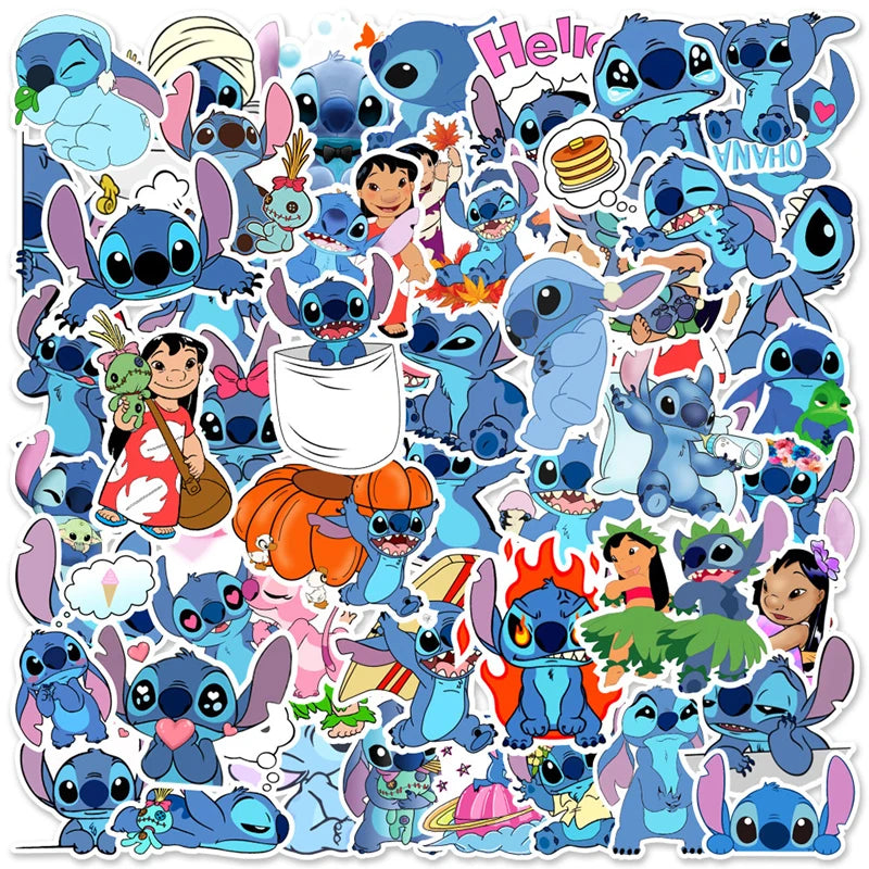 Lilo & Stitch Party Favors – Slap Bracelets, Straws, Bags, Stickers & Rings - LucyFunParty