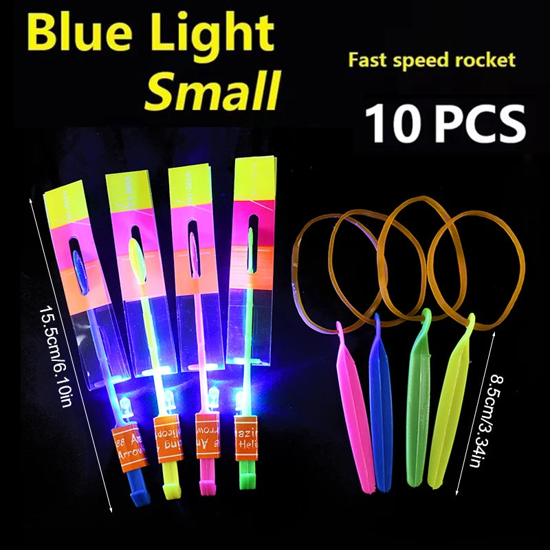 5/20pcs LED Catapult Helicopter Toys – Fun Party Favors & Pinata Fillers - LucyFunParty