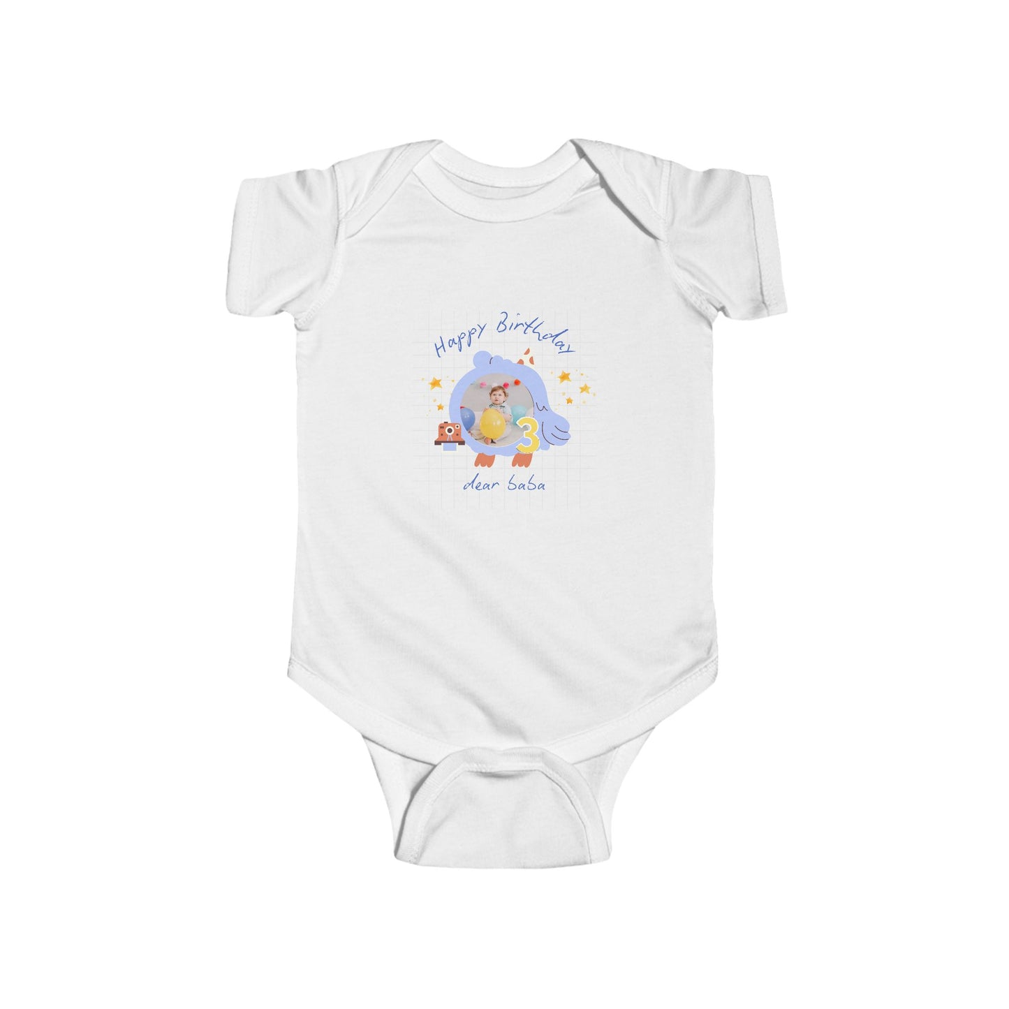 Infant Fine Jersey Bodysuit - LucyFunParty