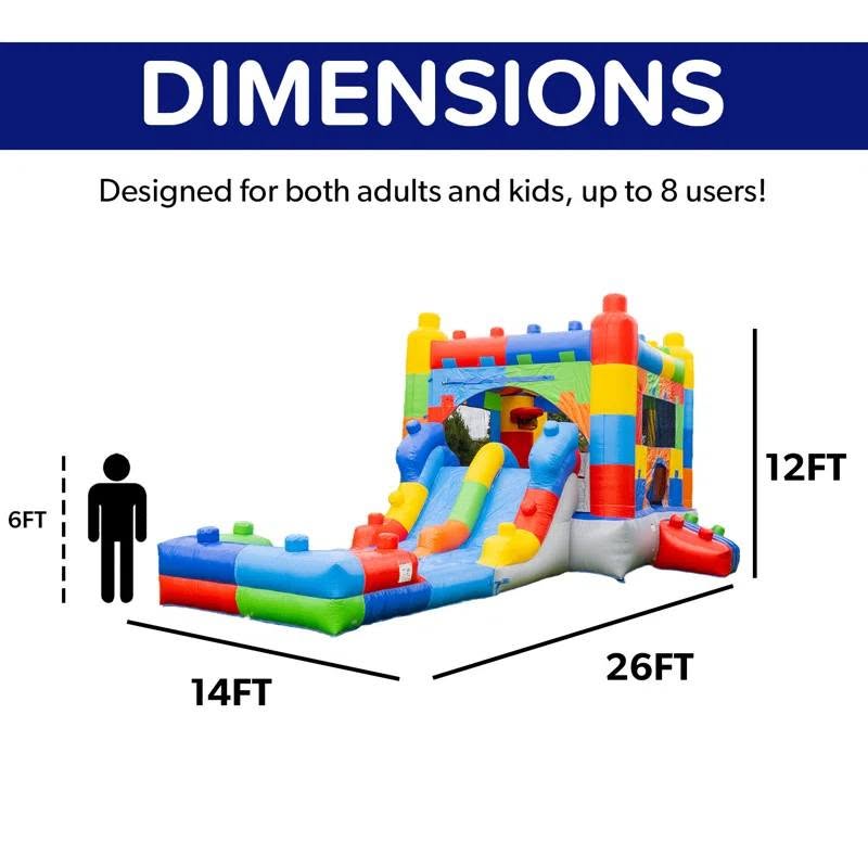 Bounce House (with Pool and Slide)