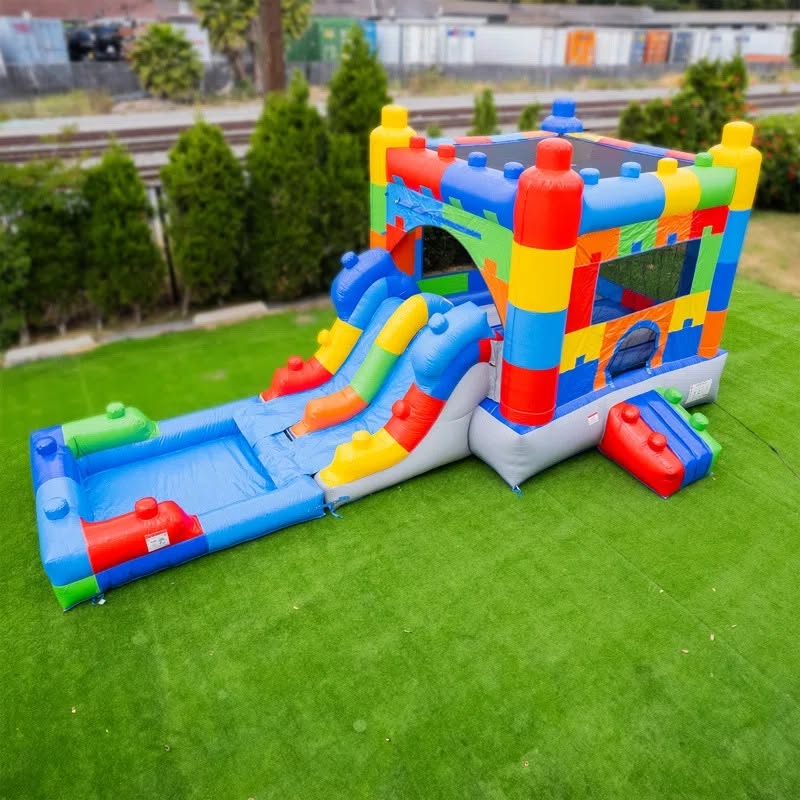 Bounce House (with Pool and Slide)