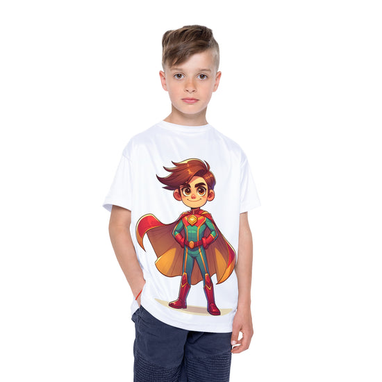 Superhero Kids Sports Jersey - Fun Athletic Wear for Young Heroes