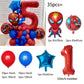 Spiderman Party Balloons - 35pcs Blue Red Latex