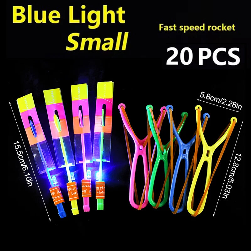 5/20pcs LED Catapult Helicopter Toys – Fun Party Favors & Pinata Fillers - LucyFunParty