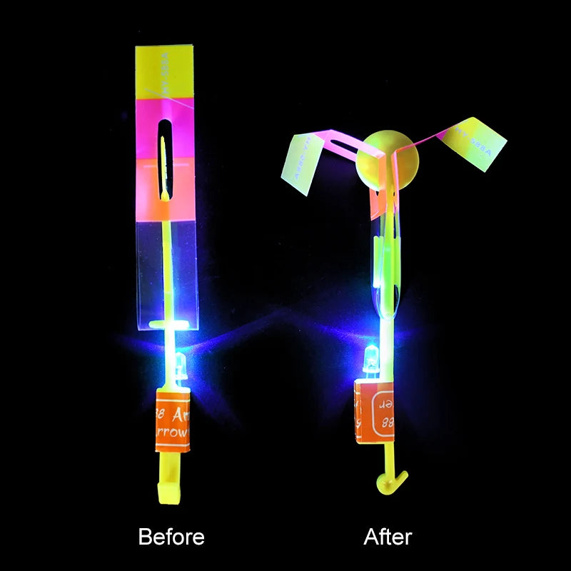 5/20pcs LED Catapult Helicopter Toys – Fun Party Favors & Pinata Fillers - LucyFunParty