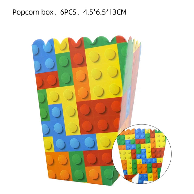 Building Blocks Theme Party Decorations – Fun & Colorful Party Supplies - LucyFunParty