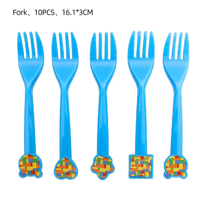 Building Blocks Theme Party Decorations – Fun & Colorful Party Supplies - LucyFunParty