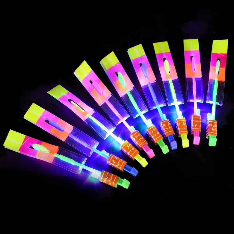 5/20pcs LED Catapult Helicopter Toys – Fun Party Favors & Pinata Fillers - LucyFunParty