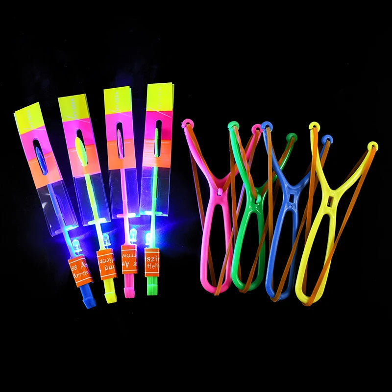5/20pcs LED Catapult Helicopter Toys – Fun Party Favors & Pinata Fillers - LucyFunParty