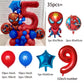 Spiderman Party Balloons - 35pcs Blue Red Latex