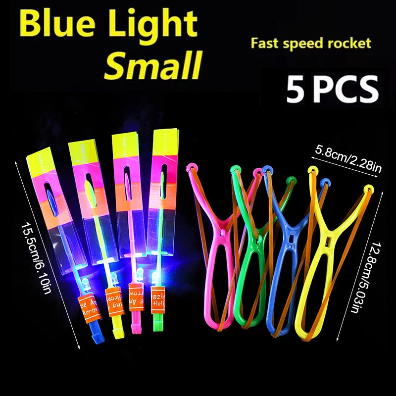 5/20pcs LED Catapult Helicopter Toys – Fun Party Favors & Pinata Fillers - LucyFunParty