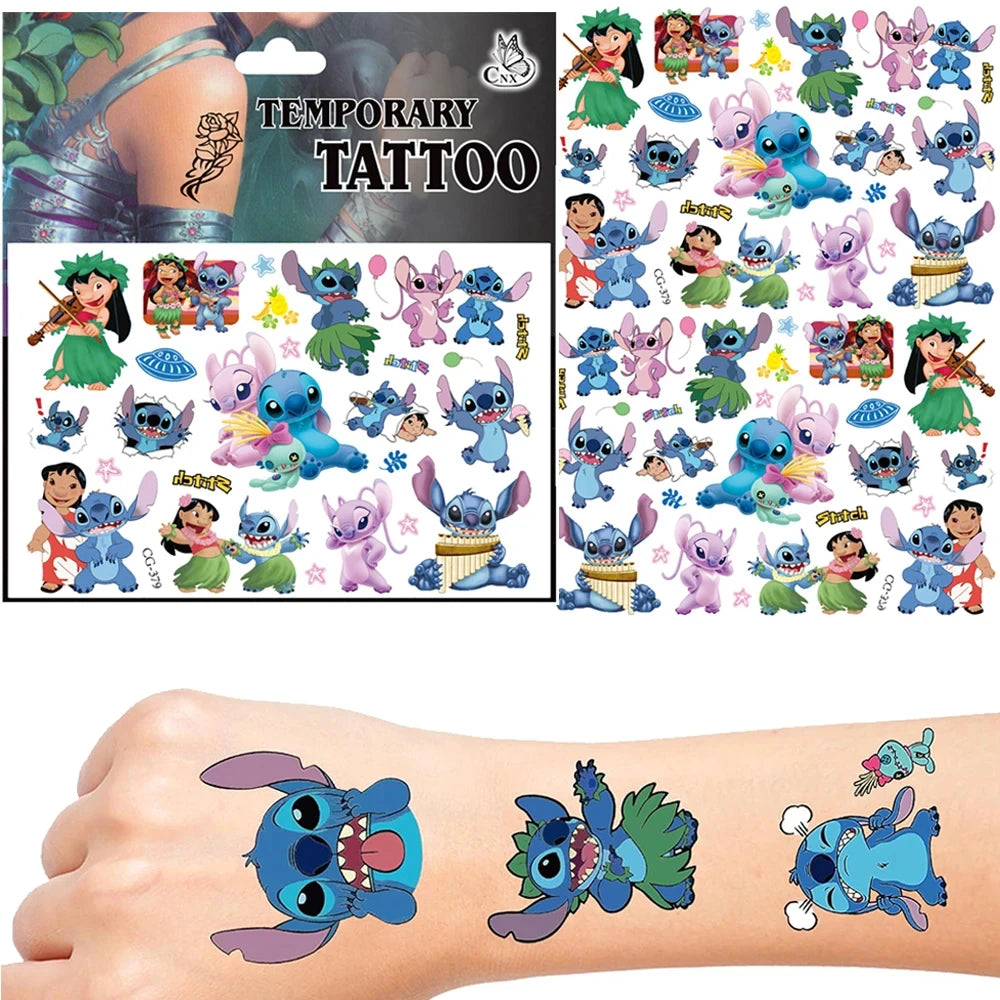 Lilo & Stitch Party Favors – Slap Bracelets, Straws, Bags, Stickers & Rings - LucyFunParty