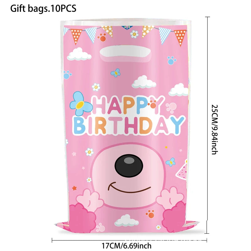 Bluey Theme Party Tableware – Disposable Plates, Cups & Napkins Set - LucyFunParty