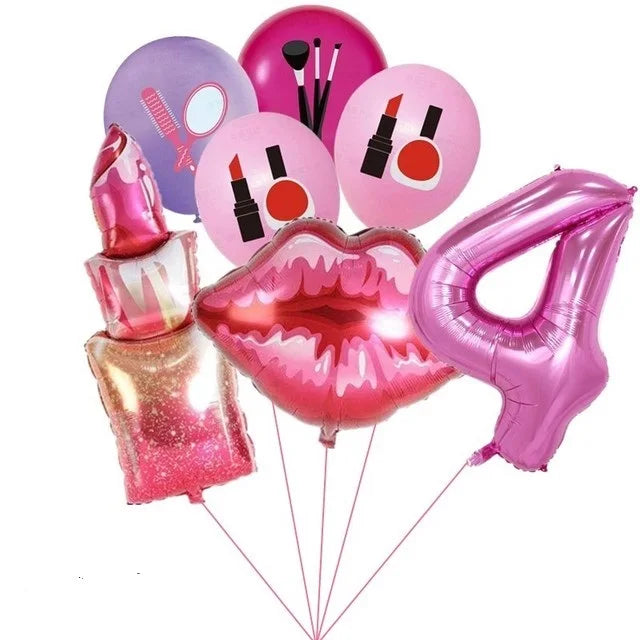Spa Makeup Party Supplies – Disposable Tableware, Balloons & Decorations - LucyFunParty