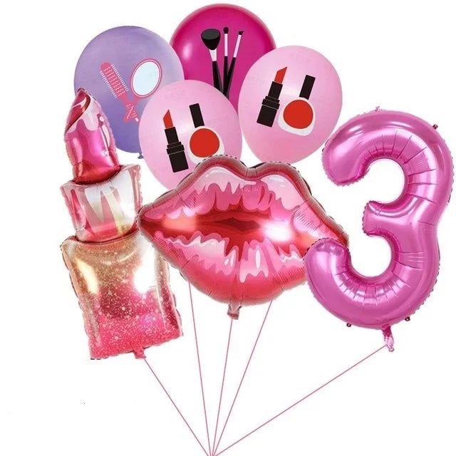 Spa Makeup Party Supplies – Disposable Tableware, Balloons & Decorations - LucyFunParty