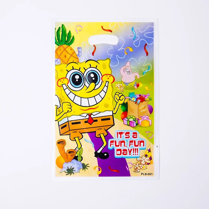 SpongeBob Theme Party Tableware – Disposable Plates, Cups & Napkins Set - LucyFunParty