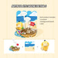 Pokemon Building Blocks Pikachu Psyduck Seaside Party Theme Scene Model Bricks Desktop Decorative Ornaments Kids DIY Toys Gifts