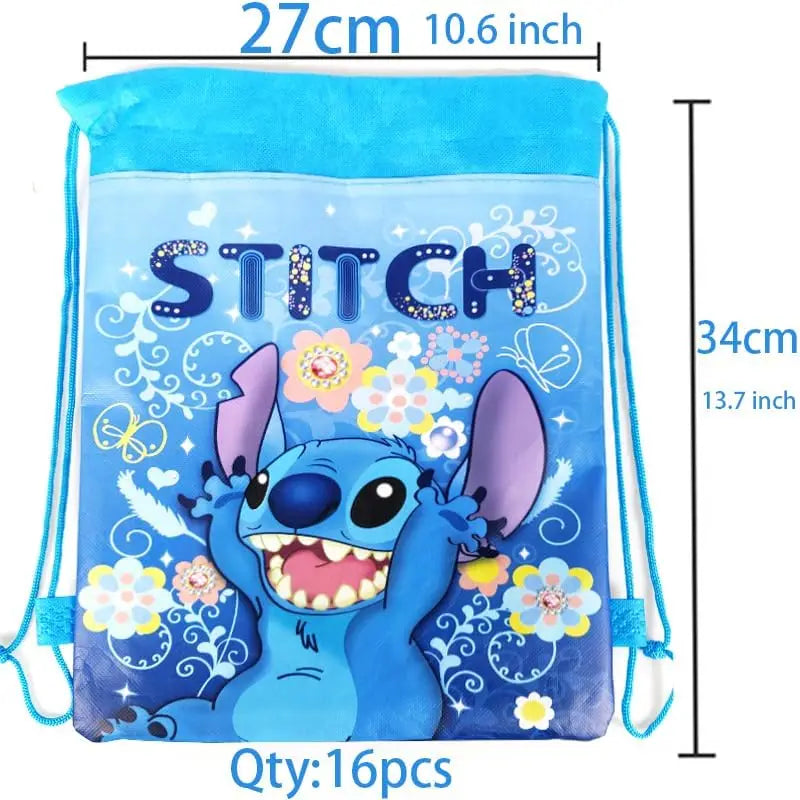 Lilo & Stitch Party Favors – Slap Bracelets, Straws, Bags, Stickers & Rings - LucyFunParty