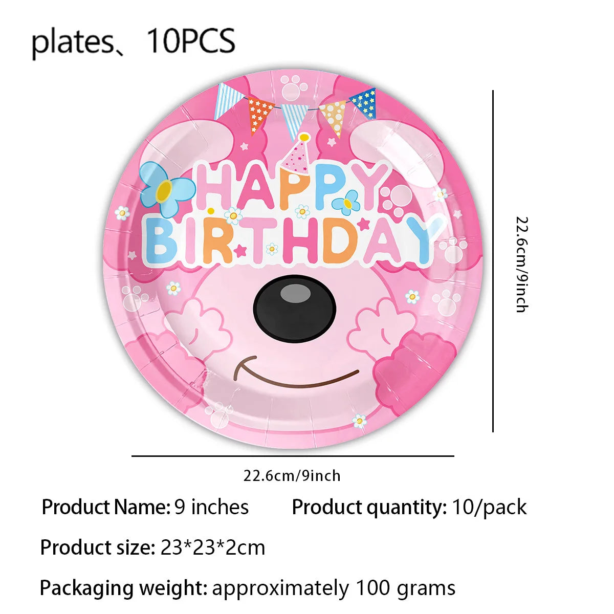 Bluey Theme Party Tableware – Disposable Plates, Cups & Napkins Set - LucyFunParty