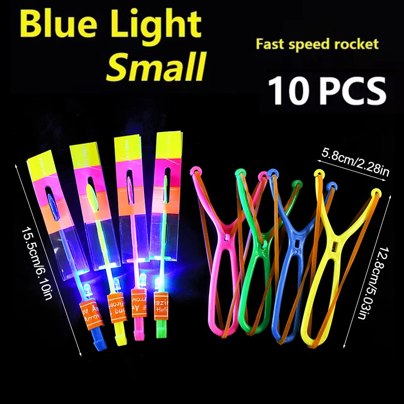 5/20pcs LED Catapult Helicopter Toys – Fun Party Favors & Pinata Fillers - LucyFunParty