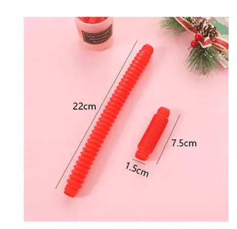 20pcs Mini Colorful Pop Tubes – Sensory Fidget Toys & Party Favors - LucyFunParty