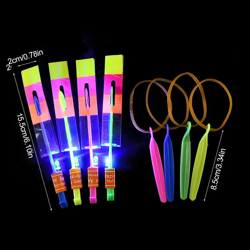 5/20pcs LED Catapult Helicopter Toys – Fun Party Favors & Pinata Fillers - LucyFunParty