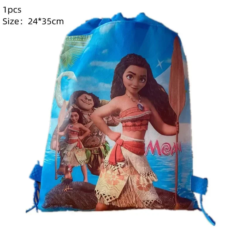 Moana Theme Party Tableware – Disposable Cups, Plates & Flags for Kids - LucyFunParty