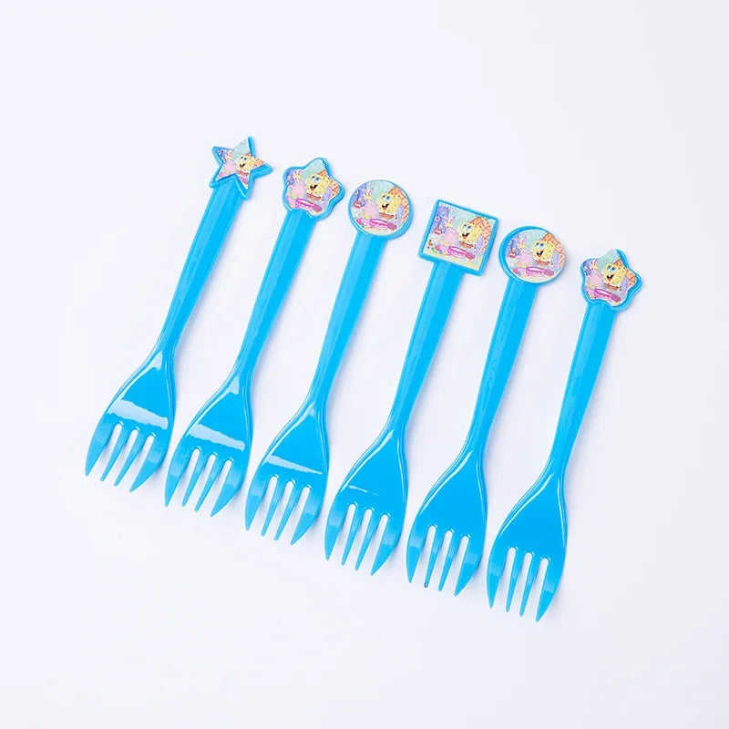 SpongeBob Theme Party Tableware – Disposable Plates, Cups & Napkins Set - LucyFunParty