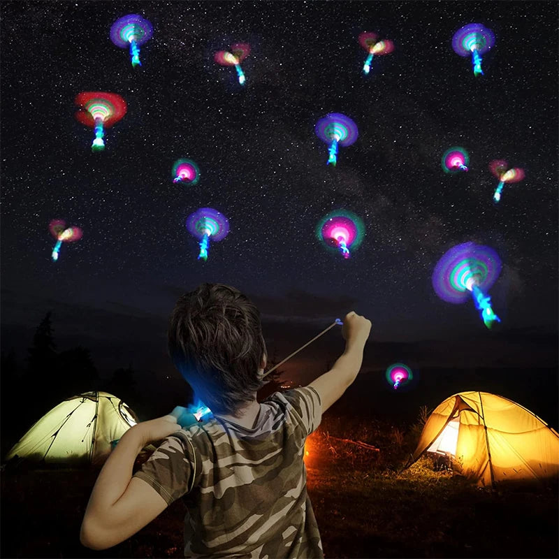 5/20pcs LED Catapult Helicopter Toys – Fun Party Favors & Pinata Fillers - LucyFunParty
