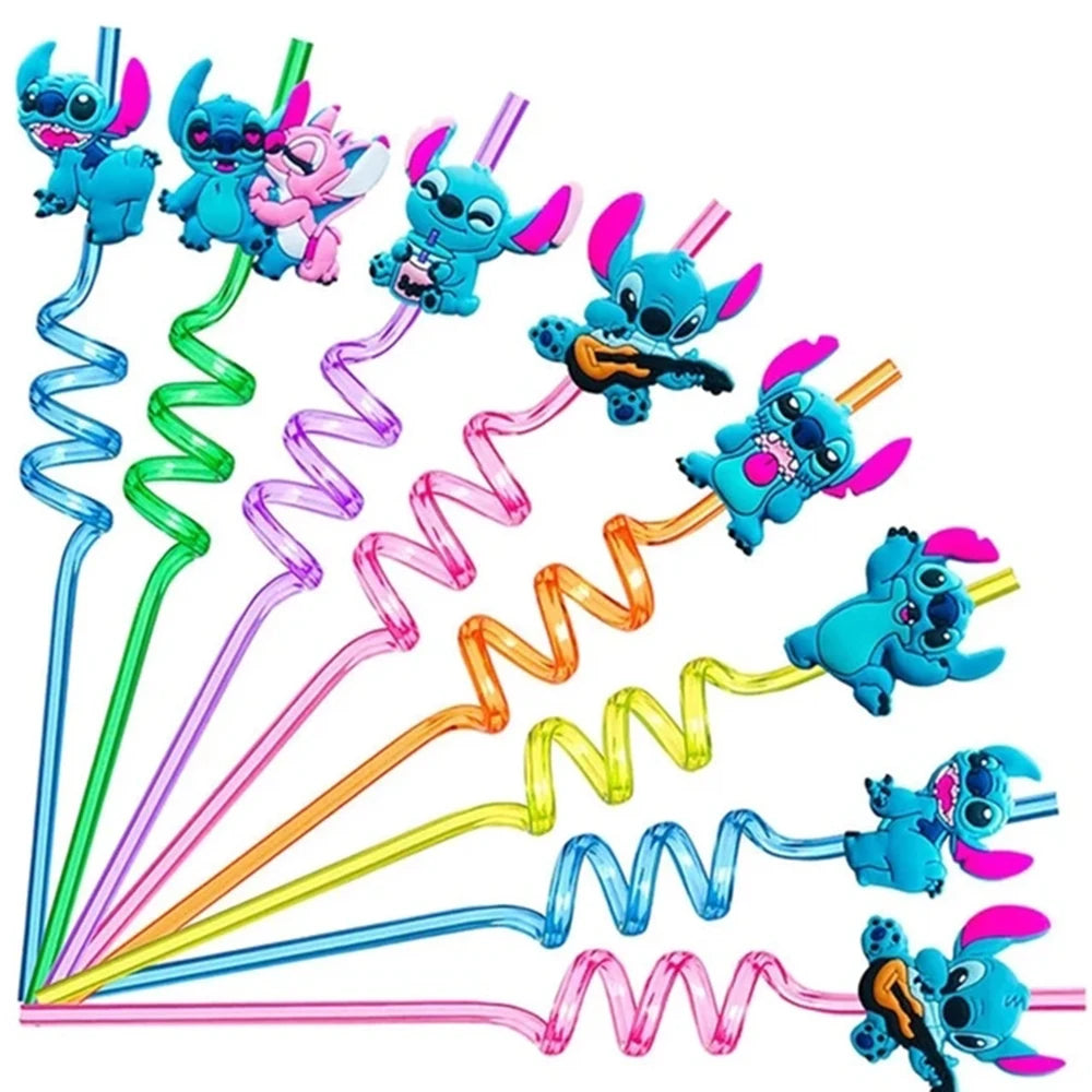 Lilo & Stitch Party Favors – Slap Bracelets, Straws, Bags, Stickers & Rings - LucyFunParty