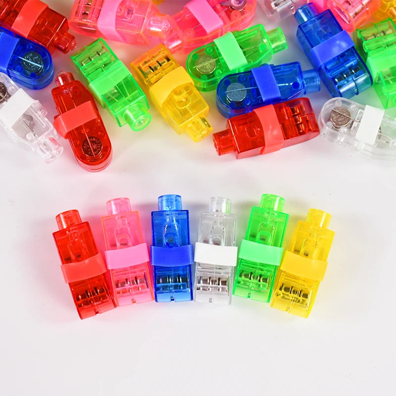 30/60/100pcs LED Finger Lights – Fun Party Favors for Kids & Events - LucyFunParty