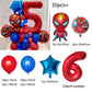 Spiderman Party Balloons - 35pcs Blue Red Latex