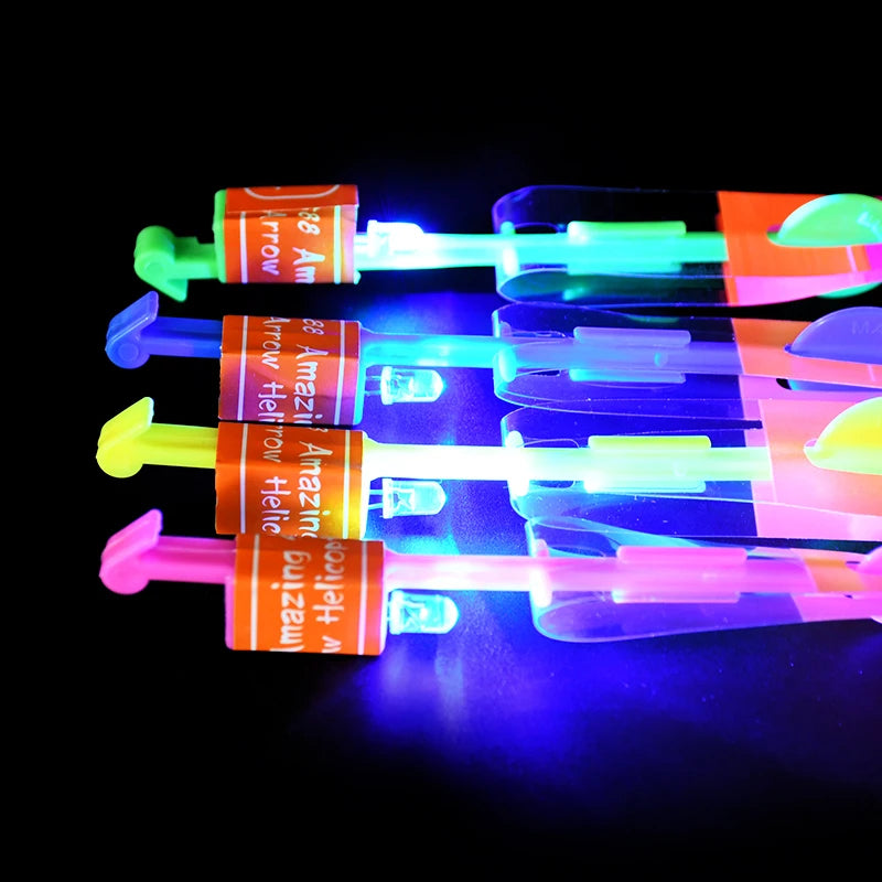 5/20pcs LED Catapult Helicopter Toys – Fun Party Favors & Pinata Fillers - LucyFunParty