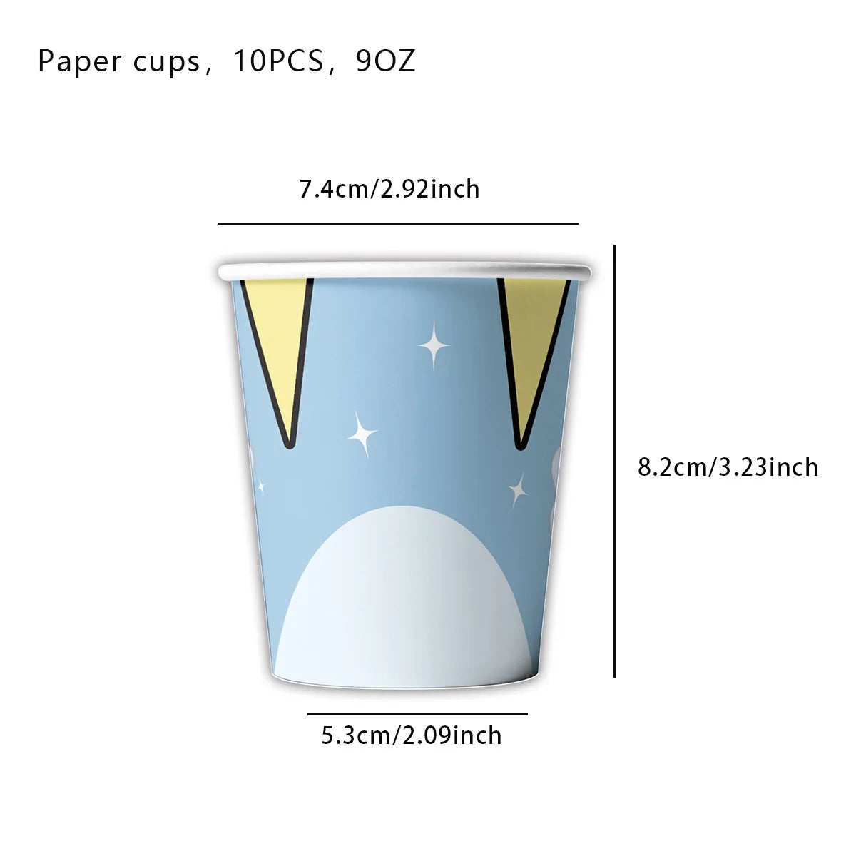 Bluey Theme Party Tableware – Disposable Plates, Cups & Napkins Set - LucyFunParty