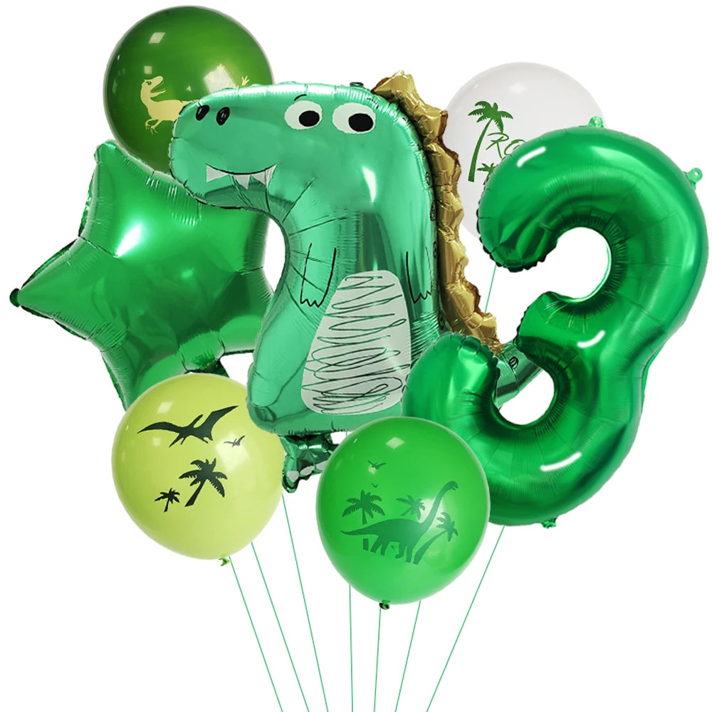 Dinosaur Theme Party Tableware – Disposable Plates, Cups & Tablecloth Set - LucyFunParty