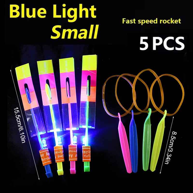 5/20pcs LED Catapult Helicopter Toys – Fun Party Favors & Pinata Fillers - LucyFunParty