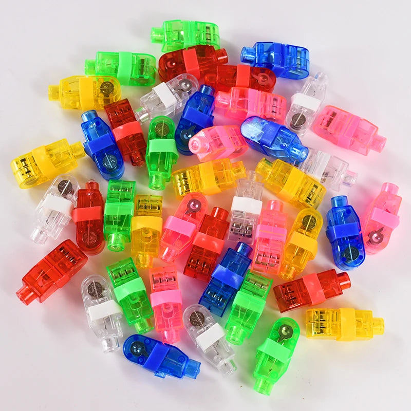 30/60/100pcs LED Finger Lights – Fun Party Favors for Kids & Events - LucyFunParty