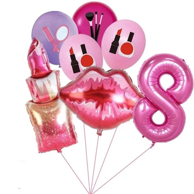 Spa Makeup Party Supplies – Disposable Tableware, Balloons & Decorations - LucyFunParty