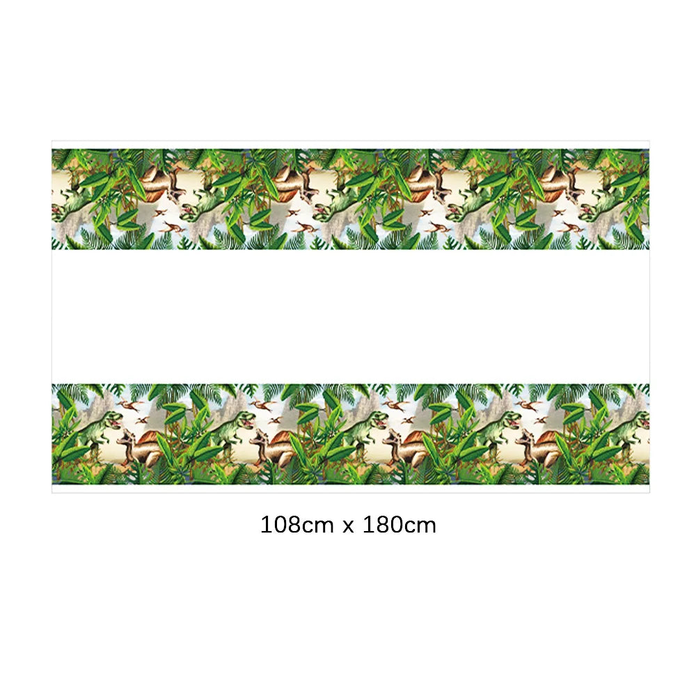 Dinosaur Theme Party Tableware – Disposable Plates, Cups & Tablecloth Set - LucyFunParty