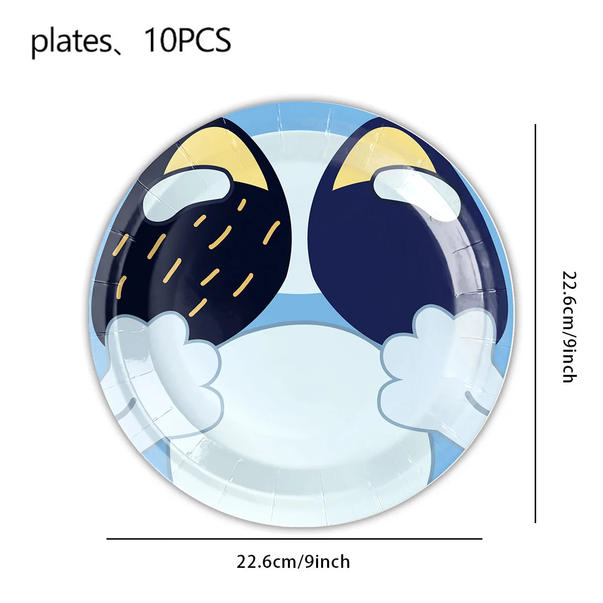 Bluey Theme Party Tableware – Disposable Plates, Cups & Napkins Set - LucyFunParty