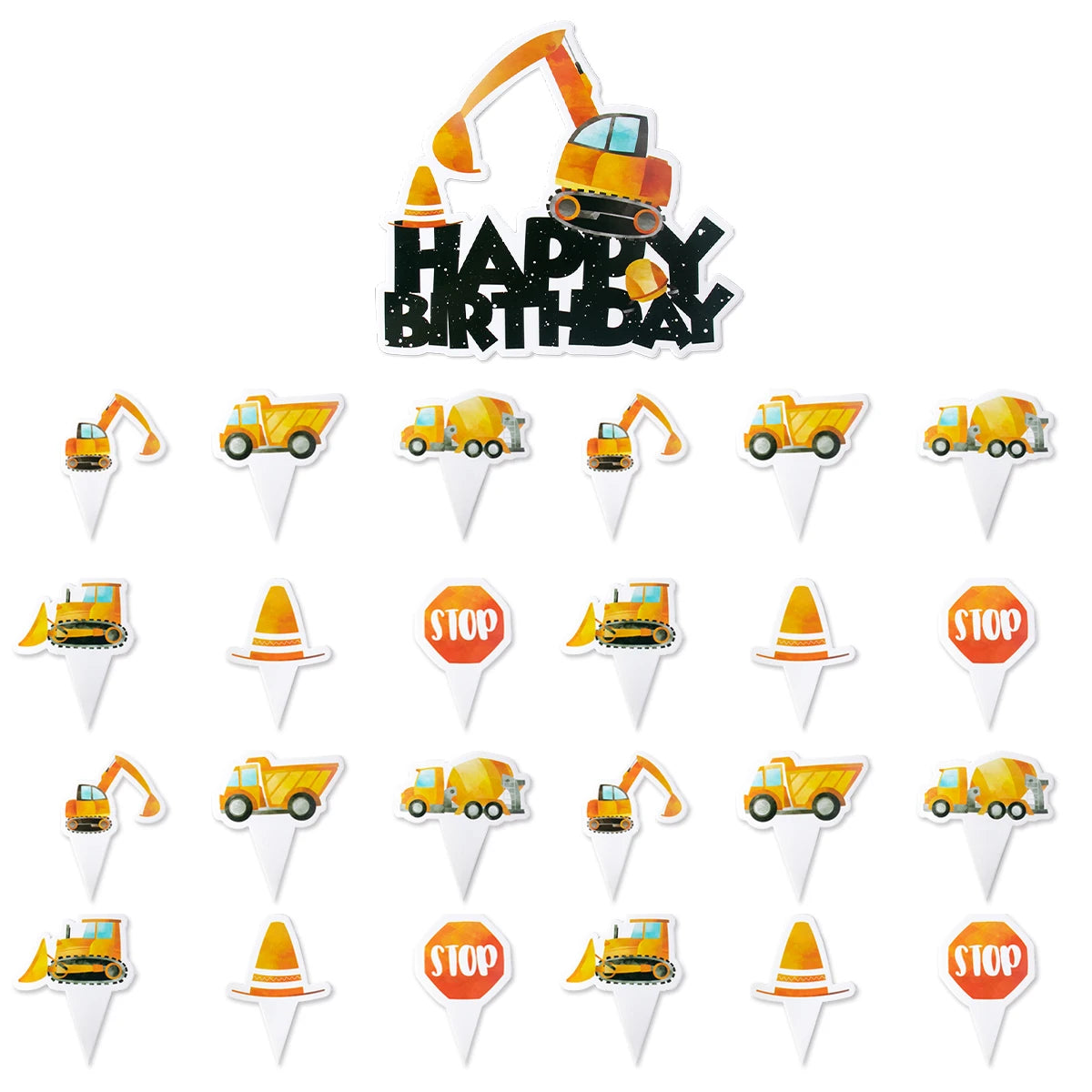 Construction Themed Party Decorations - LucyFunParty
