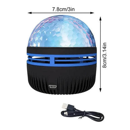 USB Aurora Projection Mini Lamp Creative Atmosphere Night Light Ground Projector Photo Lamp for Birthday Gift